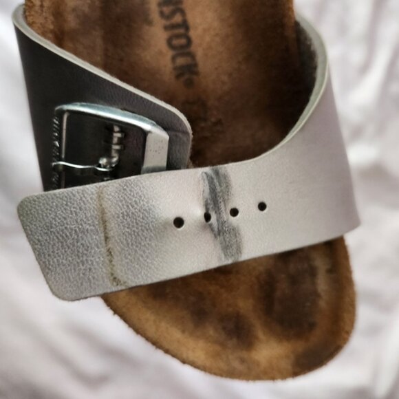 Birkenstock Metallic Slide Sandals - Picture 9 of 9